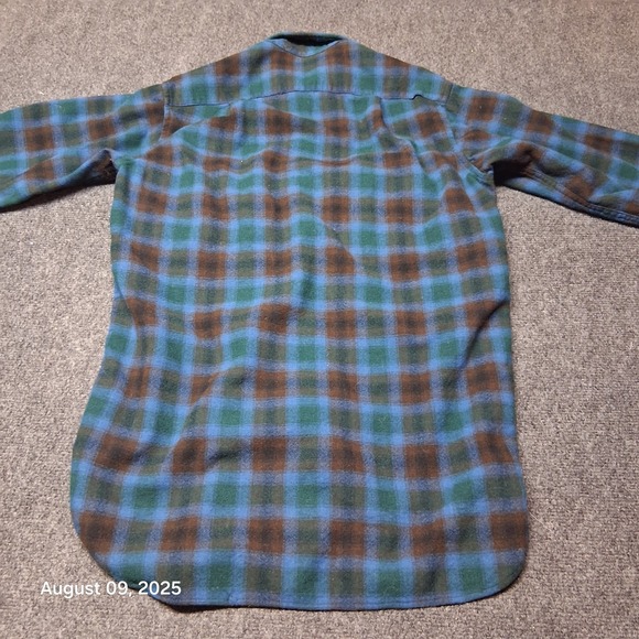 Vintage Pendleton Wool Flannel Mackenzie Tartan Button Up Shirt Men Size 15 1/2 - Picture 6 of 9